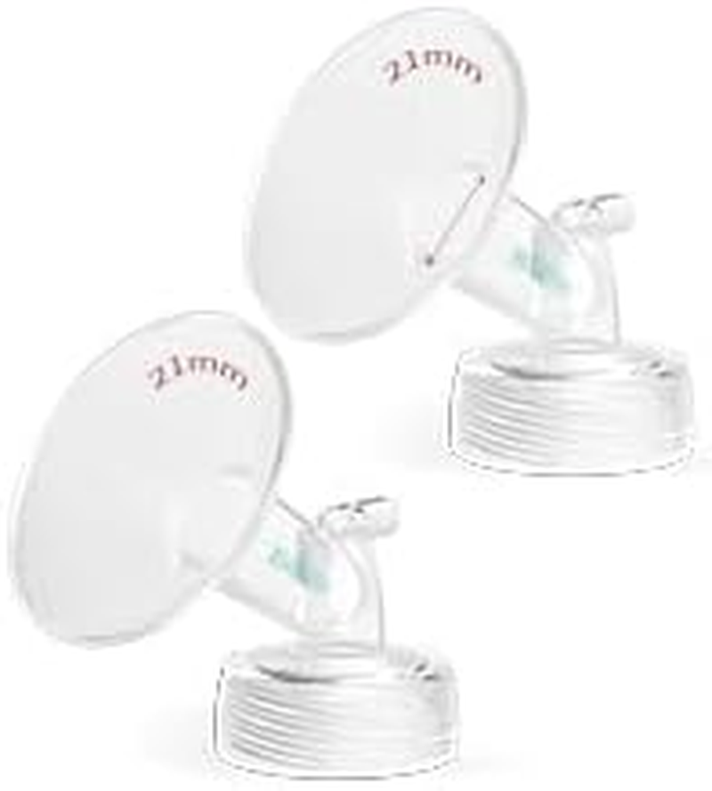 BALIME 21MM Wide-Mouth Flange Spectra Replacement Pump Parts for S1 S2 - Exact Fit Medical Grade Silicone Breast Pump Parts - BPA Free Spectra Pump Parts - Perfect for Travel & Working Moms (2-Pack) image number 3