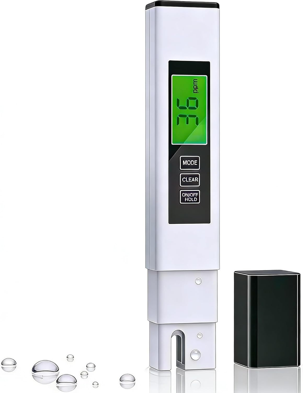 4 in 1 TDS Meter Digital Water Tester, PPM Meter, Accurate and Reliable Digital TDS EC & Temp(&deg;C,&deg;F) Meter, 0-9990PPM LCD Display Water Quality Tester for Drinking Water RO/DI System Aquarium image number 3
