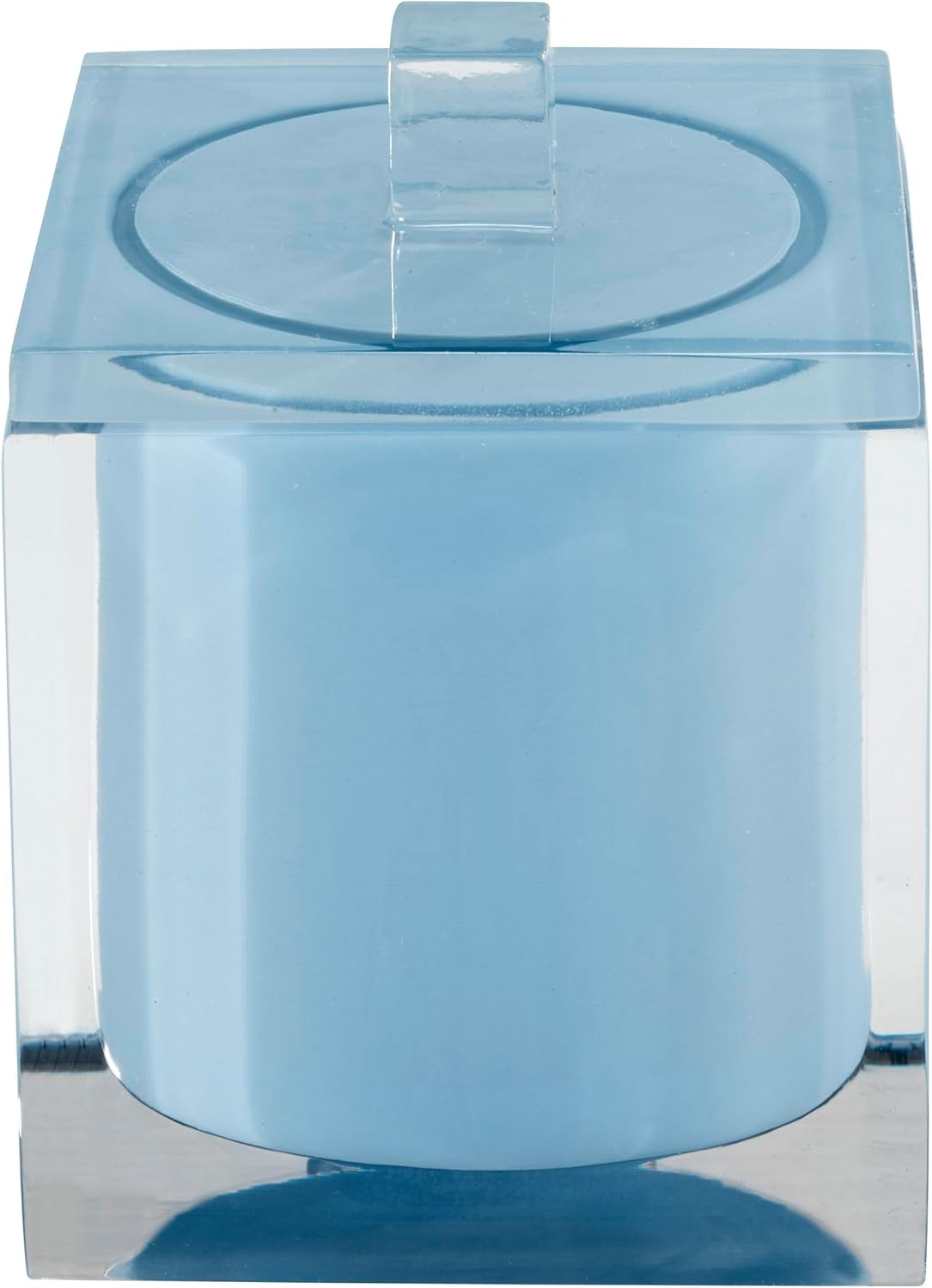 IZOD Accessories Resin Bathroom Essentials, Jar, Blue