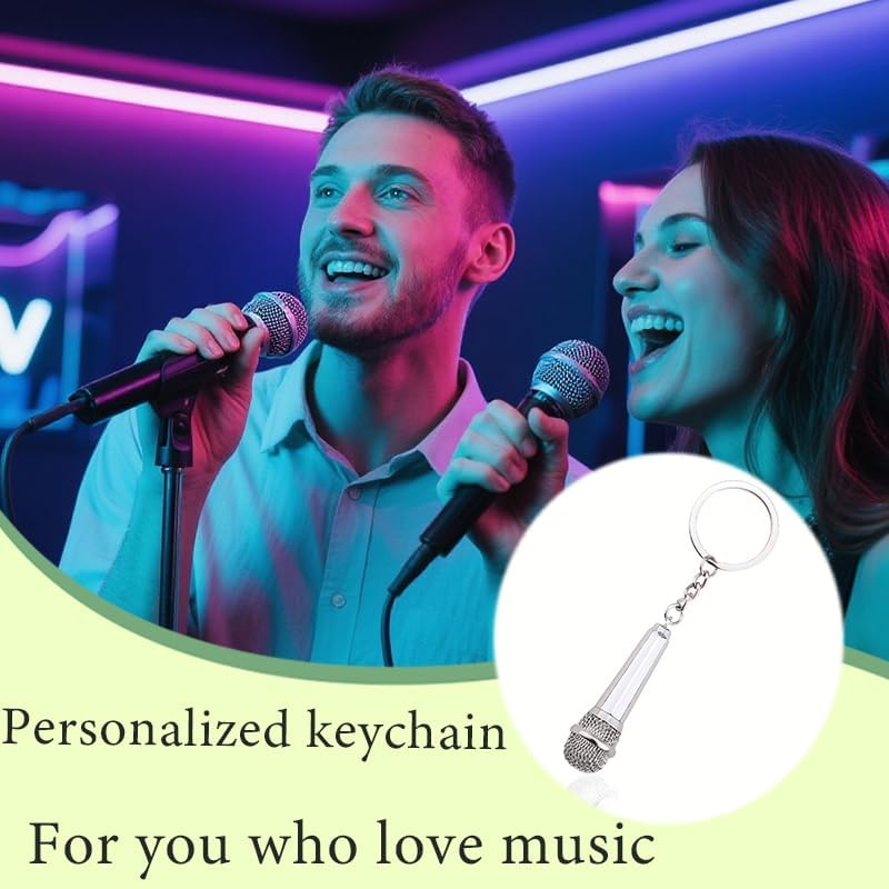 Music Lovers Gifts Singer Music Keychain Gifts Musician Singers Christmas Birthday Gifts for Teachers Students image number 3
