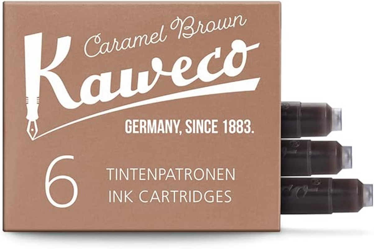 Kaweco Fountain Pen Ink Cartridges 1 Ml, Caramel Brown (Pack of 6) image number 1