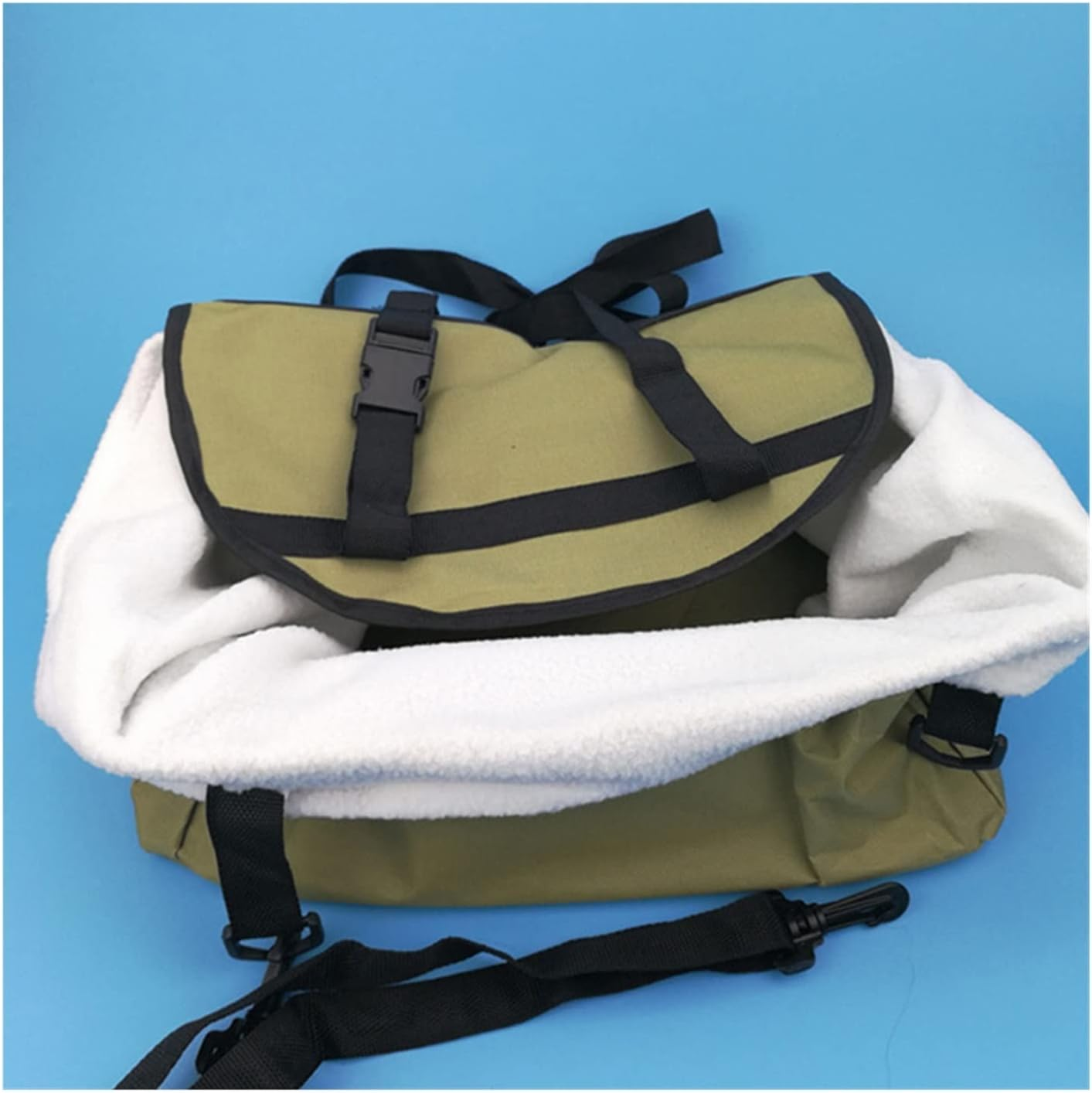 Dog Car Seat Cover Dog Car Seat Cover Folding Hammock Pet Back Bag Carry Small Dog Transport Dog Hammock(Color:Beige,Size:With Zipper) image number 5