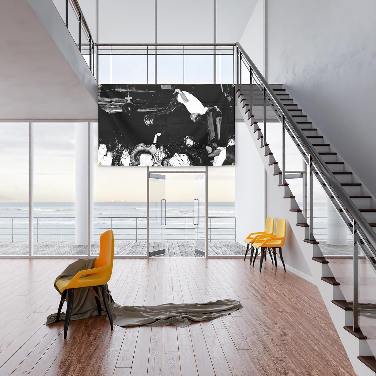 BYADKOA- Playboi Carti Die Lit Album Cover Flag Banner Aesthetic Decorative Durable Man Cave Wall Tapestry with 4 Brass Grommets 3X5 Feet Flag Suitable for Indoor and Outdoor Decorate for College Dorm image number 6