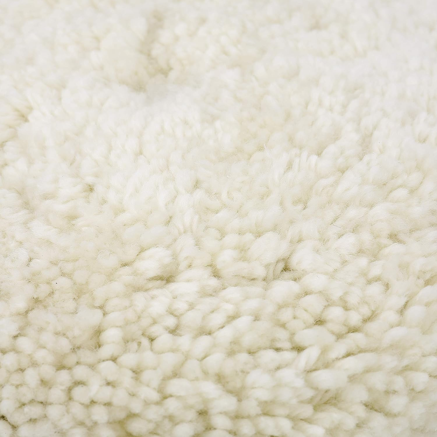 Fasmov 3 Pack Wool Polishing Pad 7" Wool Hook & Loop Grip Buffing Pad for Compound Cutting & Polishing image number 5