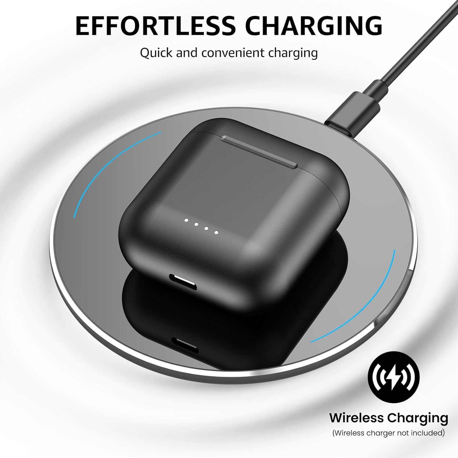 TOZO T6 Wireless Earbuds Bluetooth 5.3 Headphones, Ergonomic Design In-Ear Headset, 50Hrs Playtime with Wireless Charging Case, APP EQ Customisable, IPX8 Waterproof, New Version image number 5