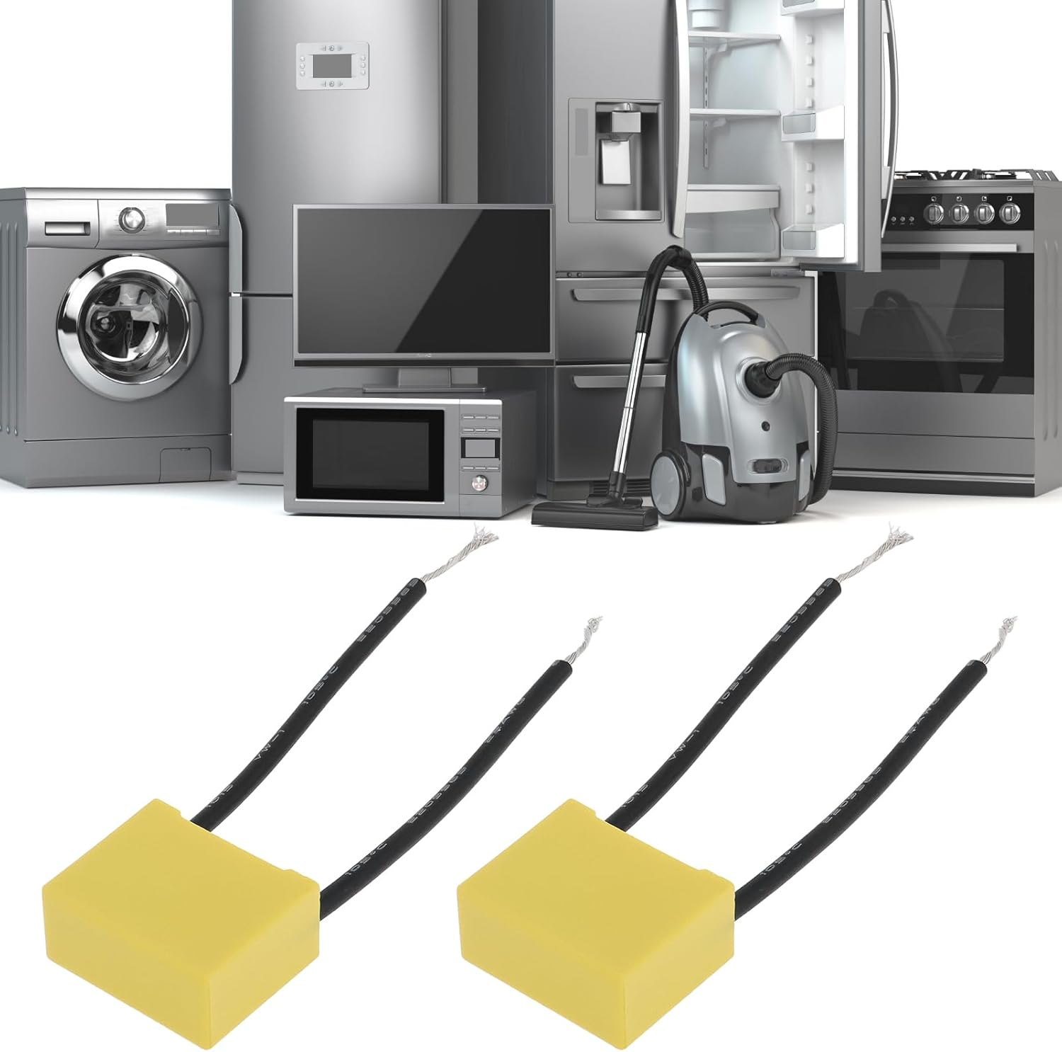 Be in Your Mind 20Pcs 0.22Uf 275V AC X2 Safety Capacitor Polypropylene LED Capacitor Suitable for Consumer Electronics LED Lighting Home Appliances image number 2