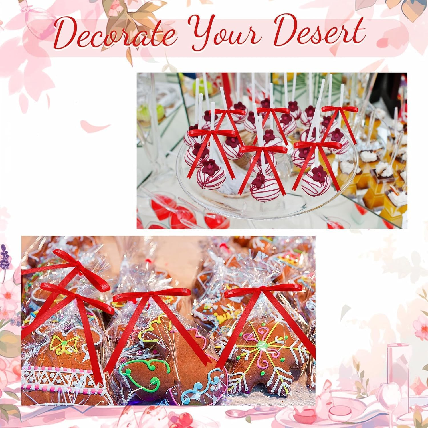 30 Pcs Velvet Christmas Tree Bows Door Garland Decor Vintage Wreath Bow for Wreaths, Gifts and Christmas Home Decor, DIY Craft Wreaths Indoor Outdoor Home Decorations (Red) image number 6