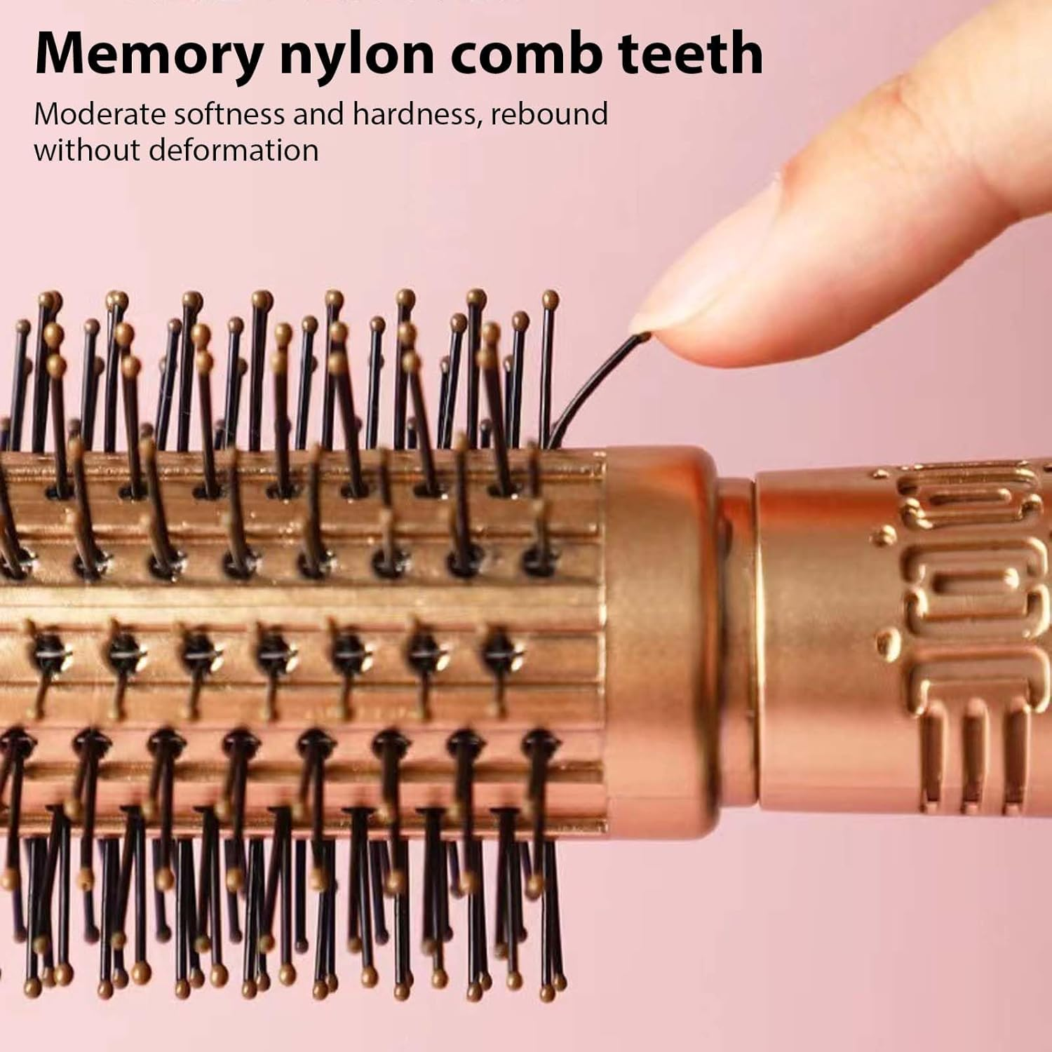 Colexy Set of 4 Hair Brush Set, Anti-Static Massage Relaxation Brushes, Professional Styling Hair Brush for Men and Women, Hair Brush without Pulling for Styling, Curling, Blow-Drying And image number 1