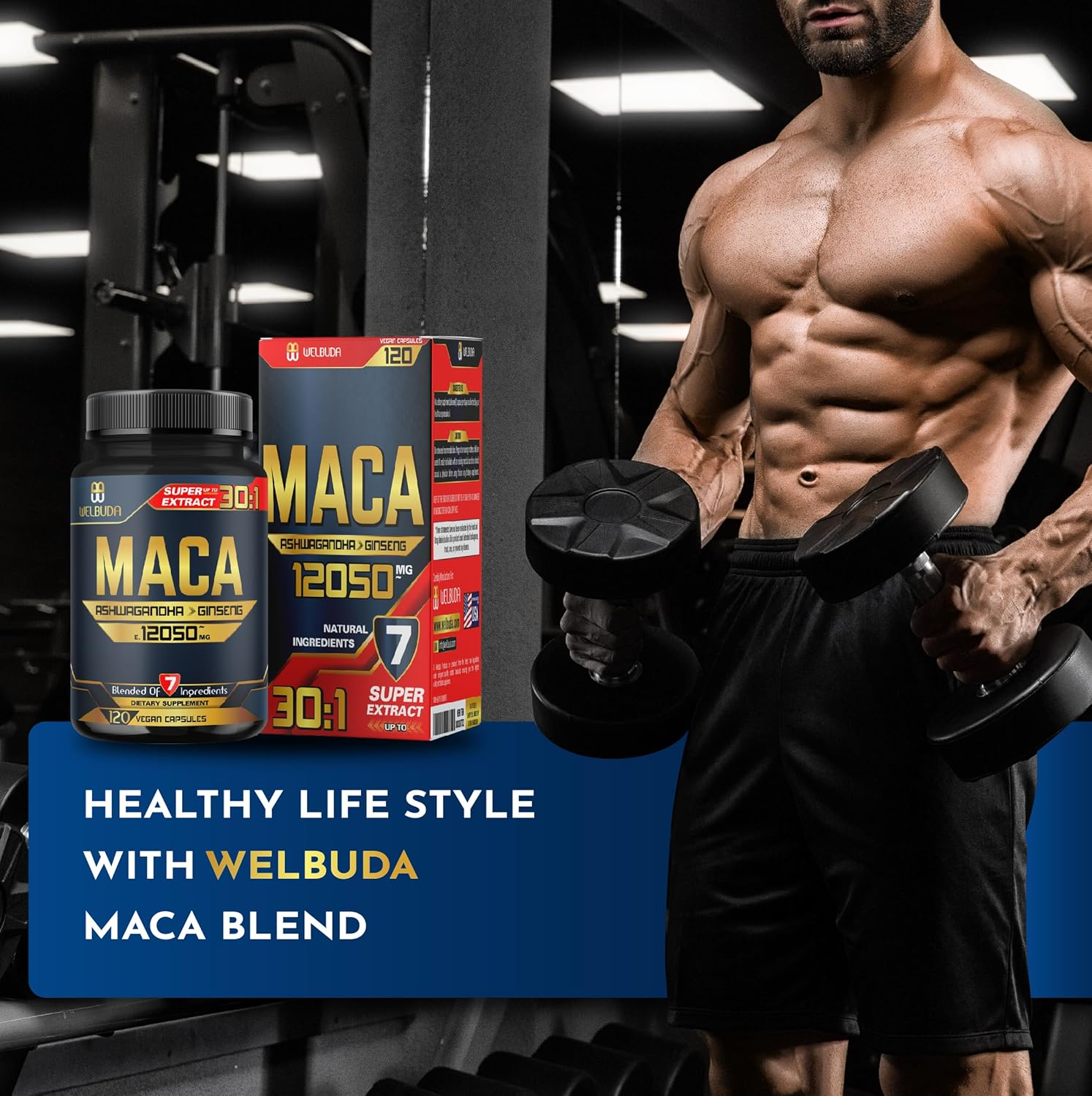 120 Capsules - 4 Month Supply - Maca Root Capsules 12050 Mg with Black + Red + Yellow Maca Root Extract Supplement - Mood, Energy, Body & Immune Support image number 5