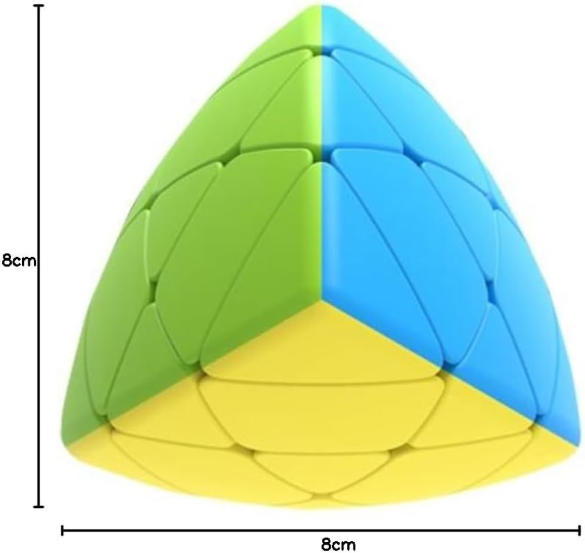 Cuberspeed Qiyi Mastermorphix Stickerless 3X3 Magic Cube Mofangge Mastermorphix Master Pyramorphix Puzzle image number 1