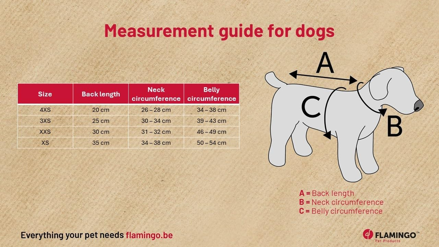 Winter Dog Coat - Wasa Dark Blue - A: 35 Cm - with Fleece Lining - Weatherproof - Flamingo image number 3