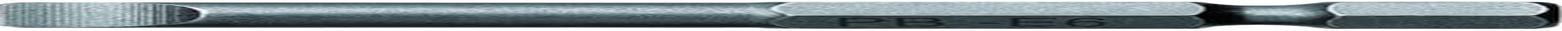 PB Swiss Design E6.3 1/4 Inch Drive Slotted Precisionbit, 1.6 X 10 X 50 Mm