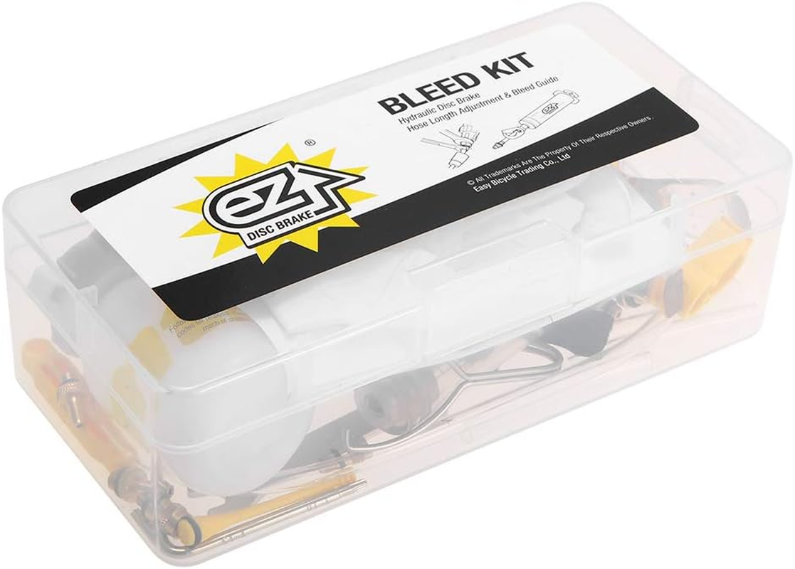 Bike Hydraulic Disc Brake Bleed Tool Bleeder Kit MTB Road Bike Brake Bleeding Kit Bike Mineral Oil Fluid Set Metal Adapter image number 1