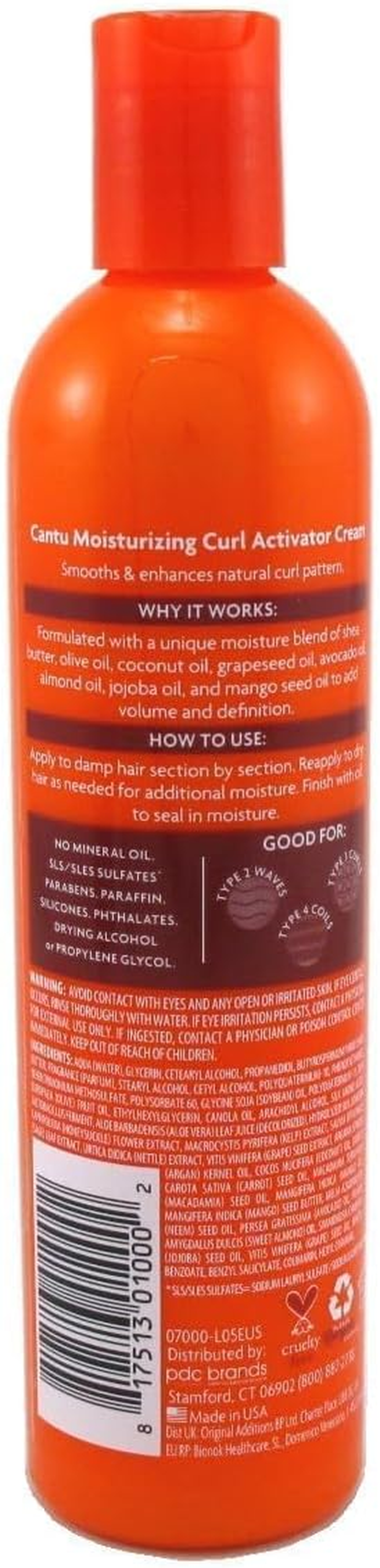 Cantu Shea Butter Moisturizing Curl Activator Cream 12 Oz.