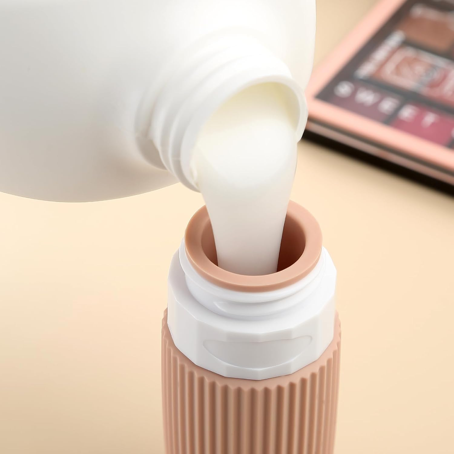 Mrsdry Travel Bottles for Toiletries, Tsa Approved 2Oz Travel Bottles, BPA Free Leak Proof Travel Size Toiletry Containers, Refillable Travel Accessories with Toiletry Bag for Shampoo Liquid (4 Pack) image number 3