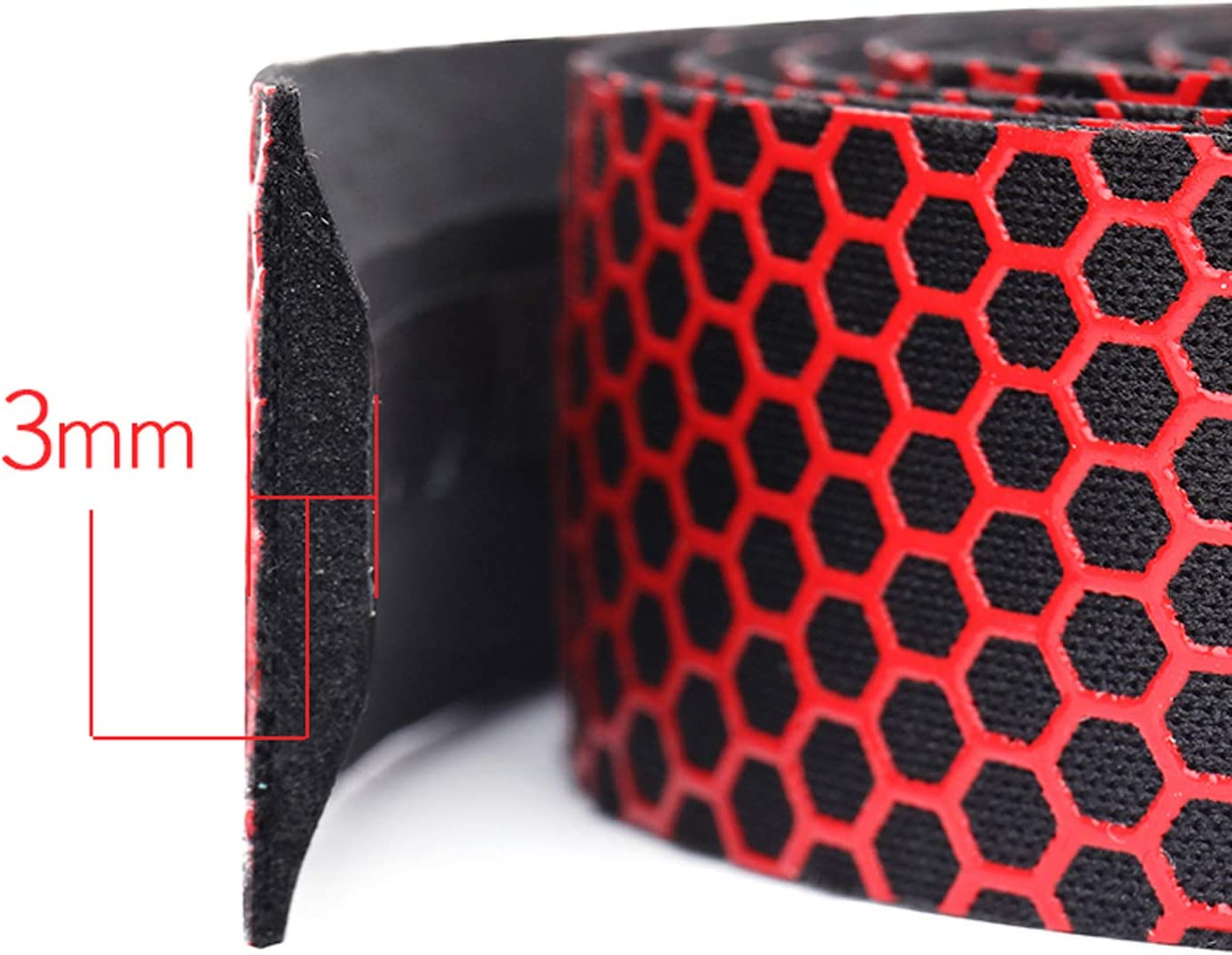 PLATT Handlebar Tape Road Bike Bicycle Bar Tape Superior Breathable Hexagon Non-Slip Bike Handlebar Tape Bike with Bar End Plugs image number 5