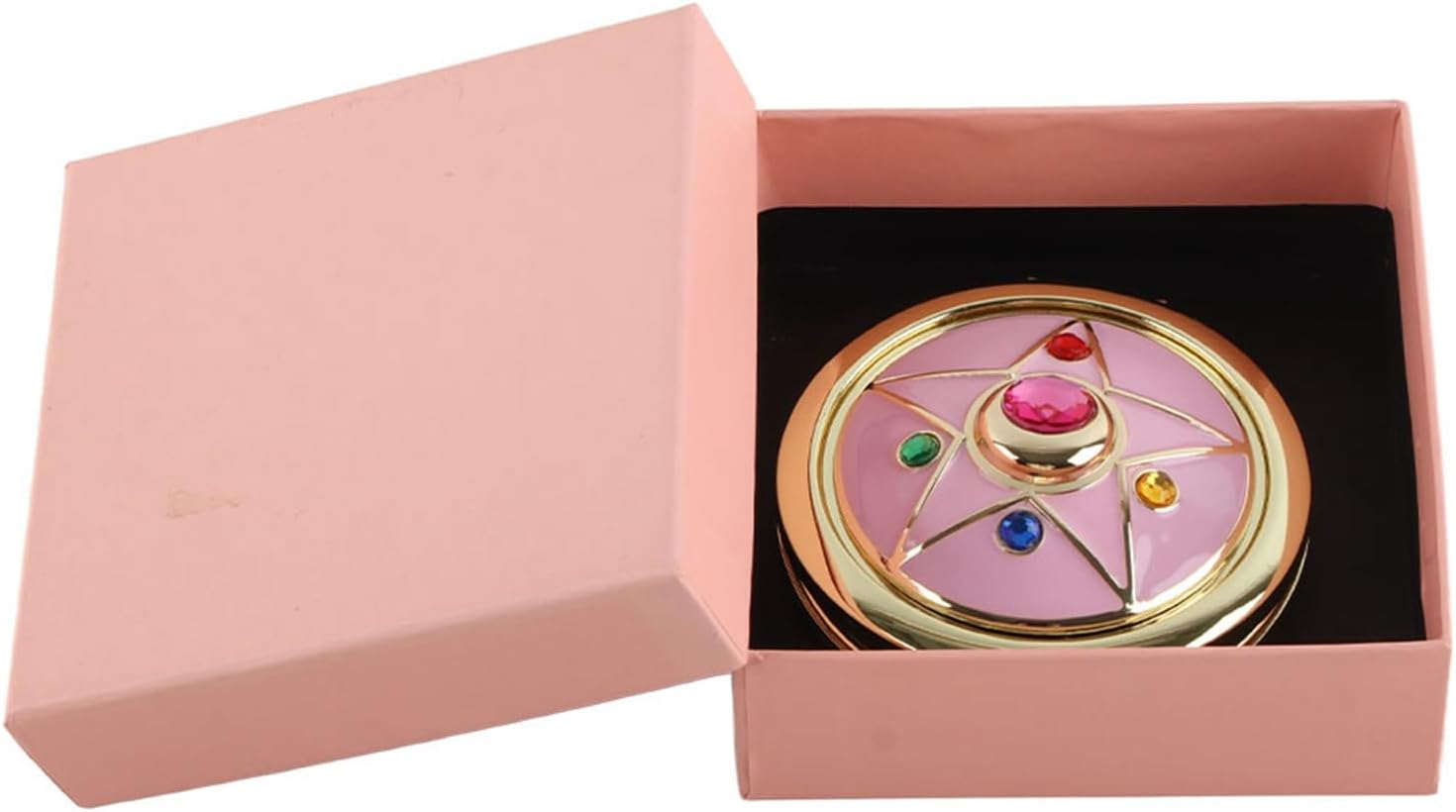 Anime Makeup Mirror Crystal Star Cosmetic Folded Mirror Cosplay Prop for Party Pocket Size, #552, #552 image number 2