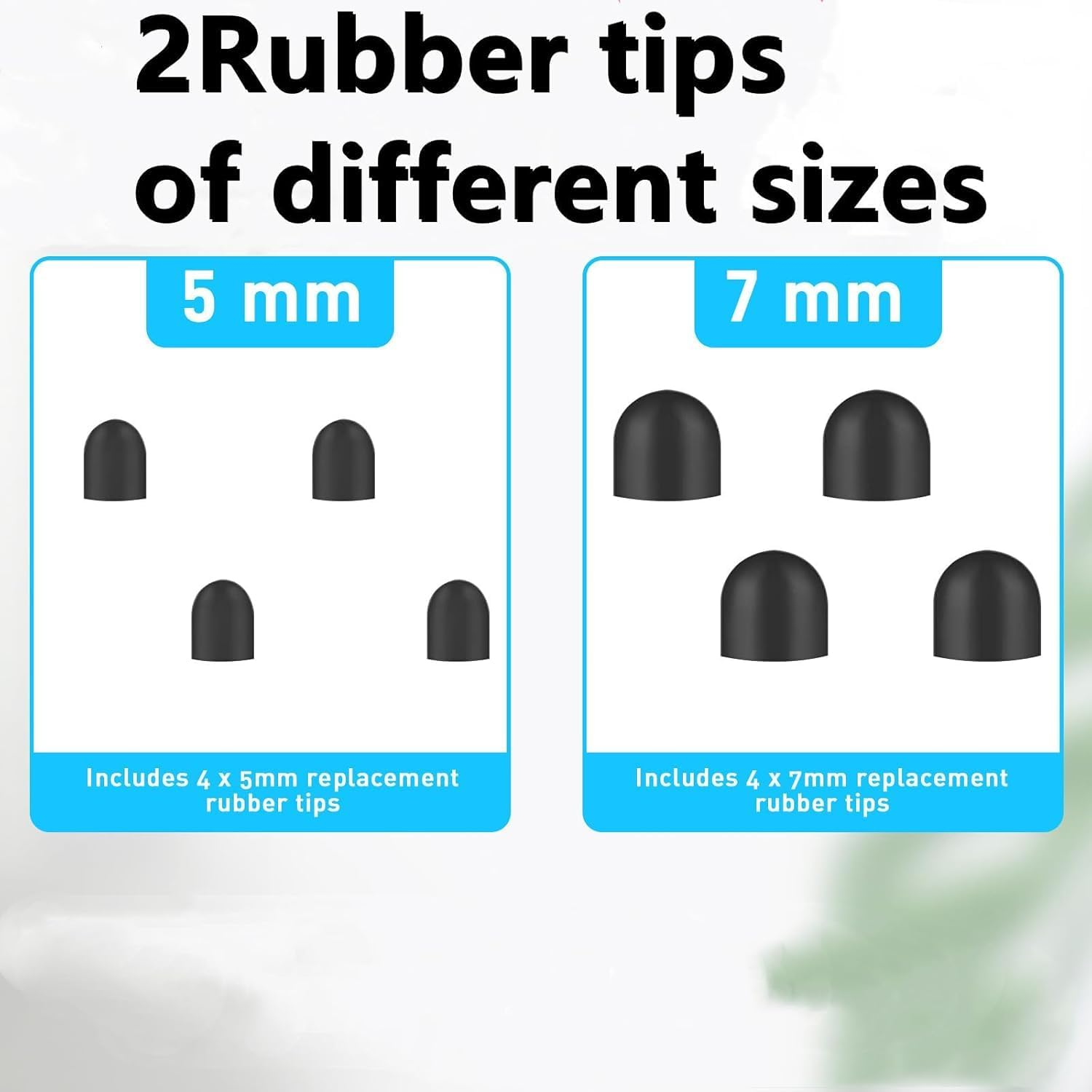 Stylus Pens for Touch Screens,2 Pack Touchscreen Pen 2 in 1 Rubber Stylus Pen for Tablets,Ipad,Iphone,Smartphones, All Universal Touch Screen Devices（Black + Silver） image number 2