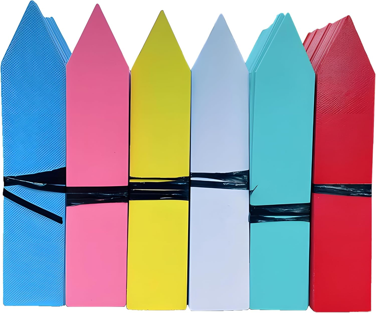 120Pcs 4 Inch Plant Labels, Durable PVC Weatherproof & Fade-Resistant Garden Markers for Outdoor Use, 6-Color Plant Tags for Vegetable Gardening, Nursery & Greenhouse for Gardeners & Plant Lovers