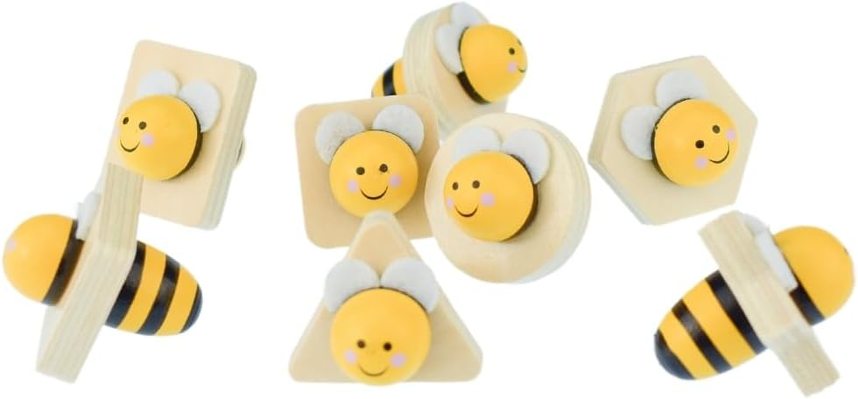 Koala Dream - Buzzy Days BEE Wooden Shape Sorter-For Toddlers image number 6