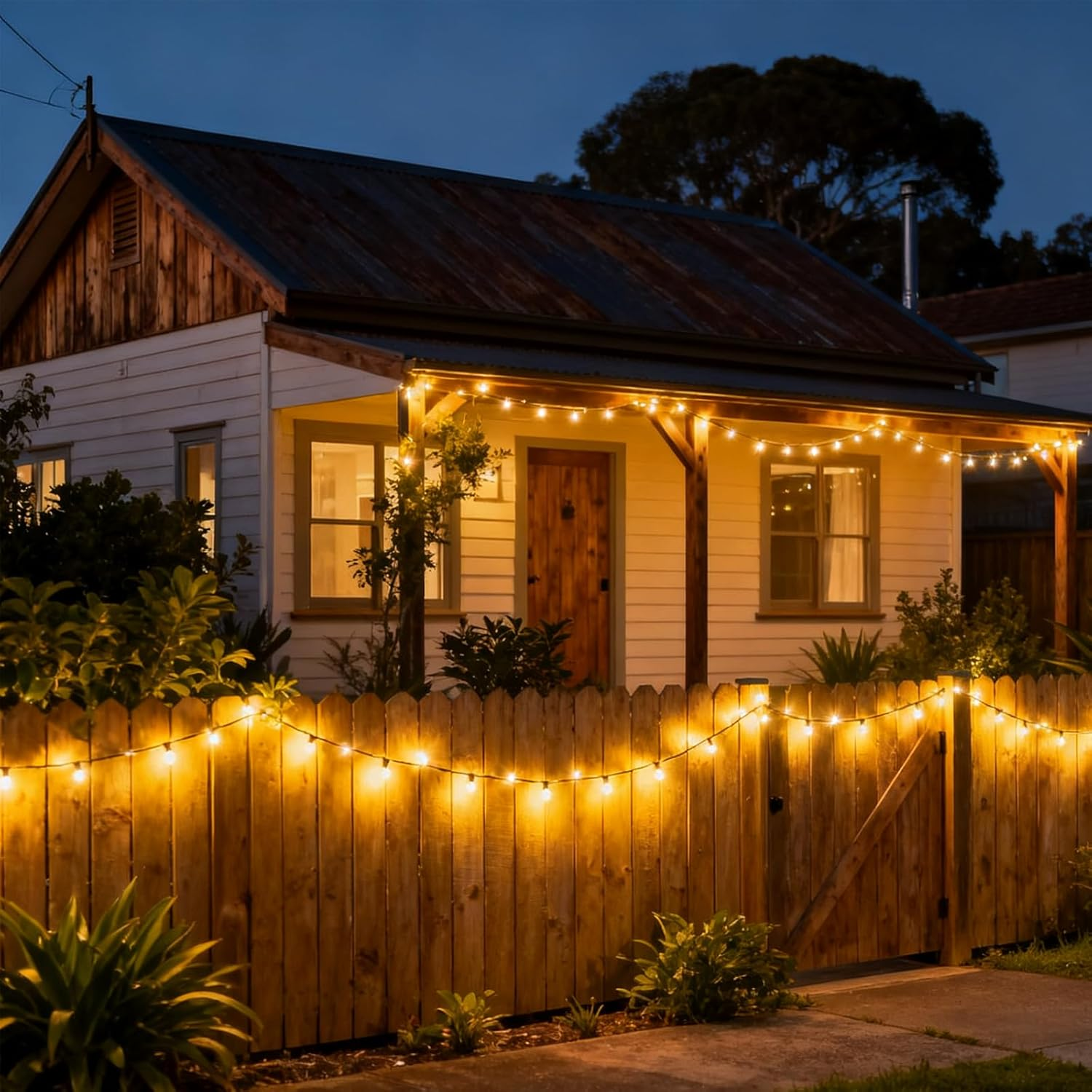 Christmas Lights, 30M 300Leds Outdoor Christmas String Lights Waterproof with 8 Modes for Xmas Tree/Party/Garden/Wedding Indoor/Outdoor Garden Decorations (Warm Light) - Multi-Colors image number 1