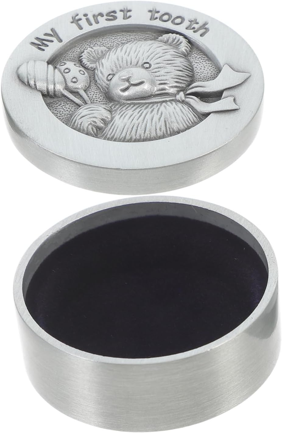 Metal Collect Tooth Box for One Year Old Boy First Tooth Box Sealing Performance image number 2