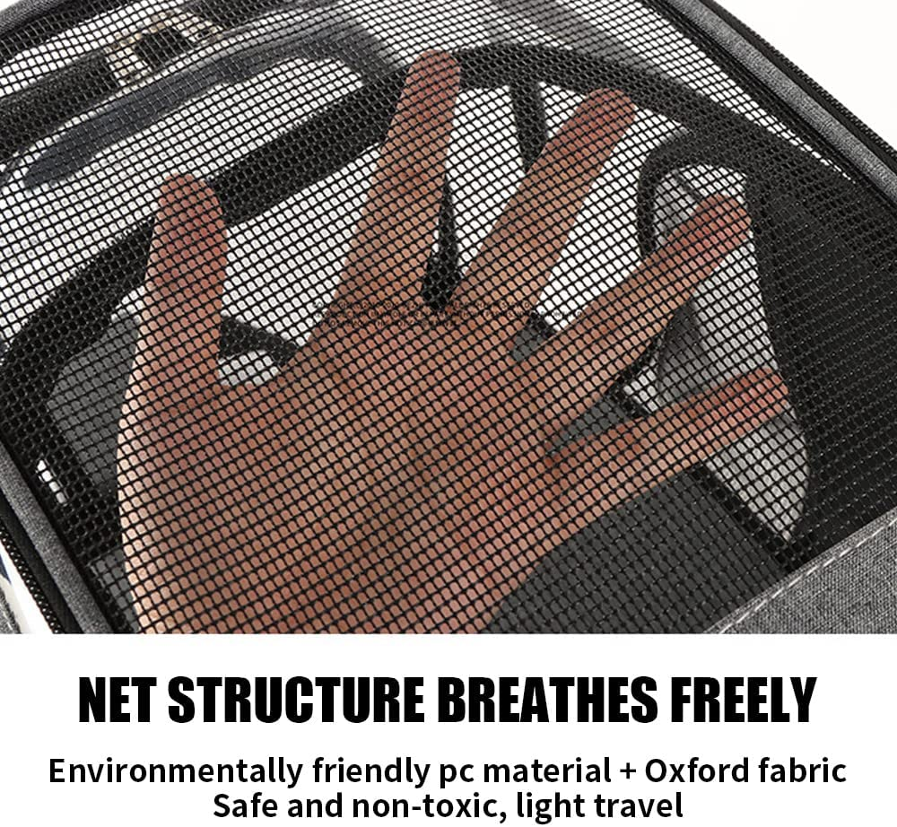 Life'Bea Cat Pet Carrier Backpack - Dog Puppy Travel Space Carrier Bag - Intimate Design & Easy Access for Pets - Breathable & Soft Backpacks - Ideal Use for Outdoor Trip (L) image number 5