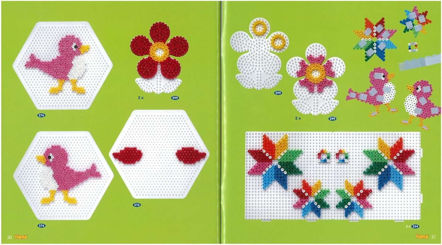 Hama Perlen 399-11 Inspiration Book No. 11 Template Book with Colourful Ideas, Motifs and Instructions for Crafting with Ironing Beads, Creative Craft Fun for Young and Old image number 1