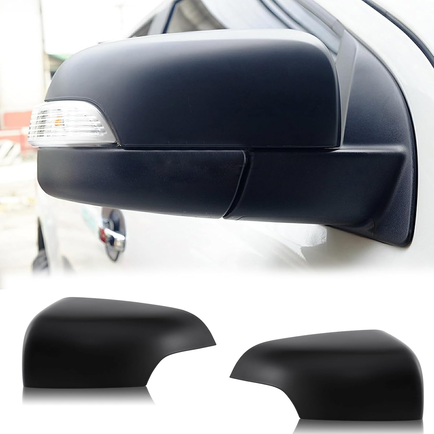 SUERAUTO4X4 for Ford Ranger PX2 PX3 2015-2022 Body Kit Car Exterior Accessories, Headlight Tail Light Cover Car Door Handle Scratch Protector Tailgate Handle Side Vent Cover Wing Mirror Cover Trim image number 2