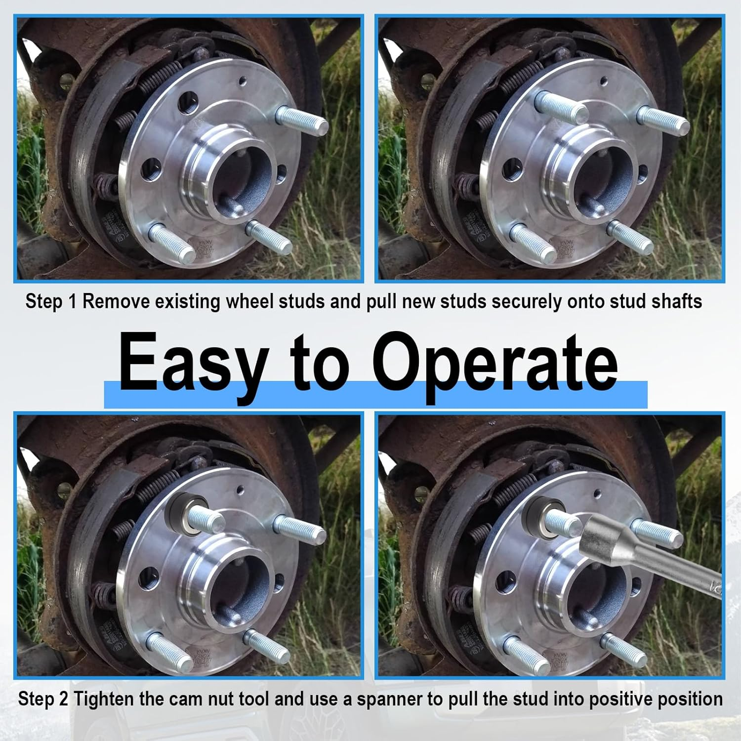 22800 Wheel Stud Installer, Tire Stud Tool, Wheel Stud Installer Tool, Wheel Stud Puller for Most All Automotive, SUV, Towed Vehicle and Light-Duty Truck image number 2