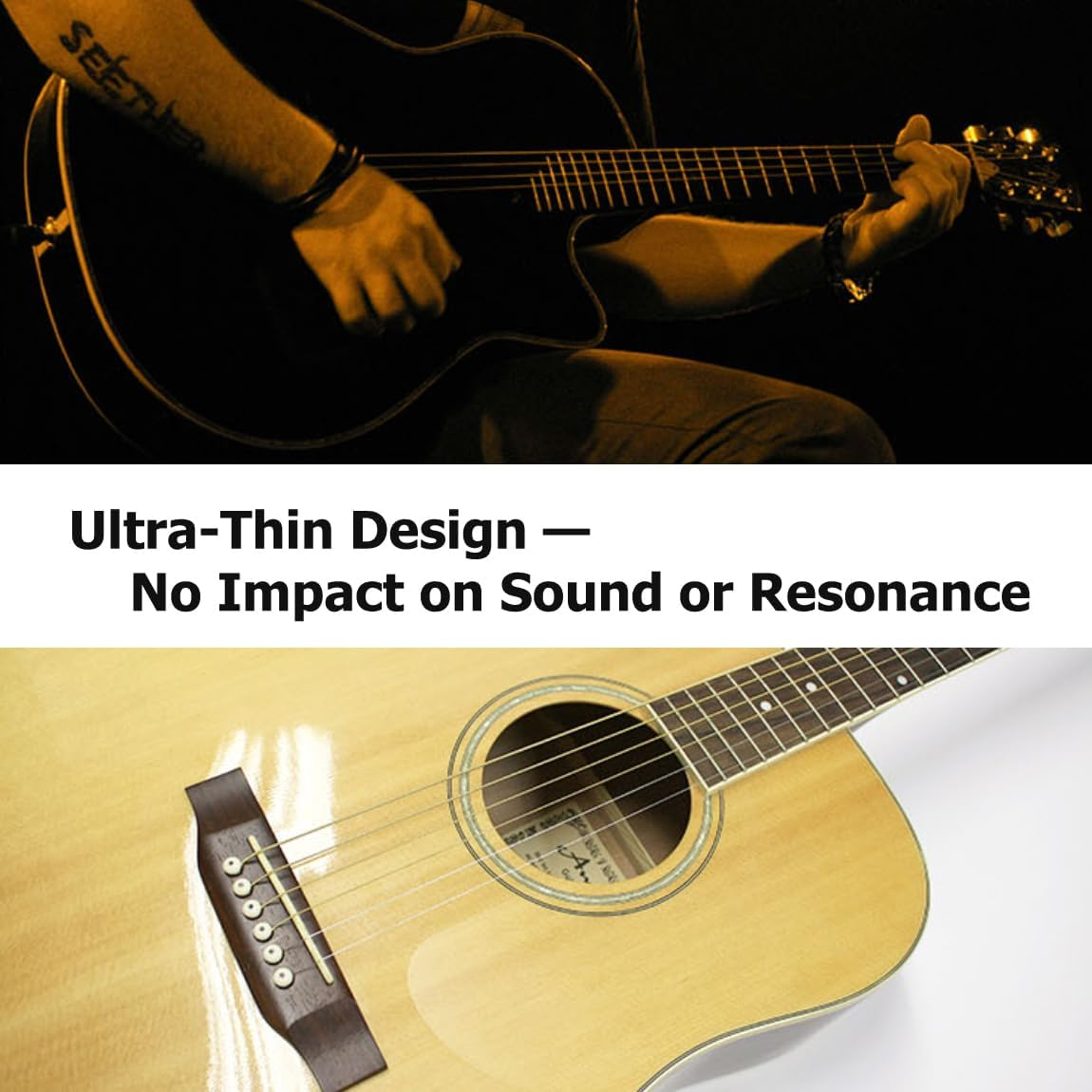 Healingshield Premium Acoustic Guitar Pickguard Style Type Clear Matt