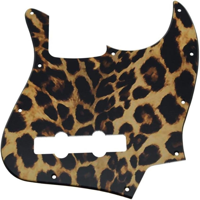 Dopro Jazz Bass 3D Printed Plastic Pickguard Fits Usa/Mexican 4 String Fender Jazz Bass Flower Pattern