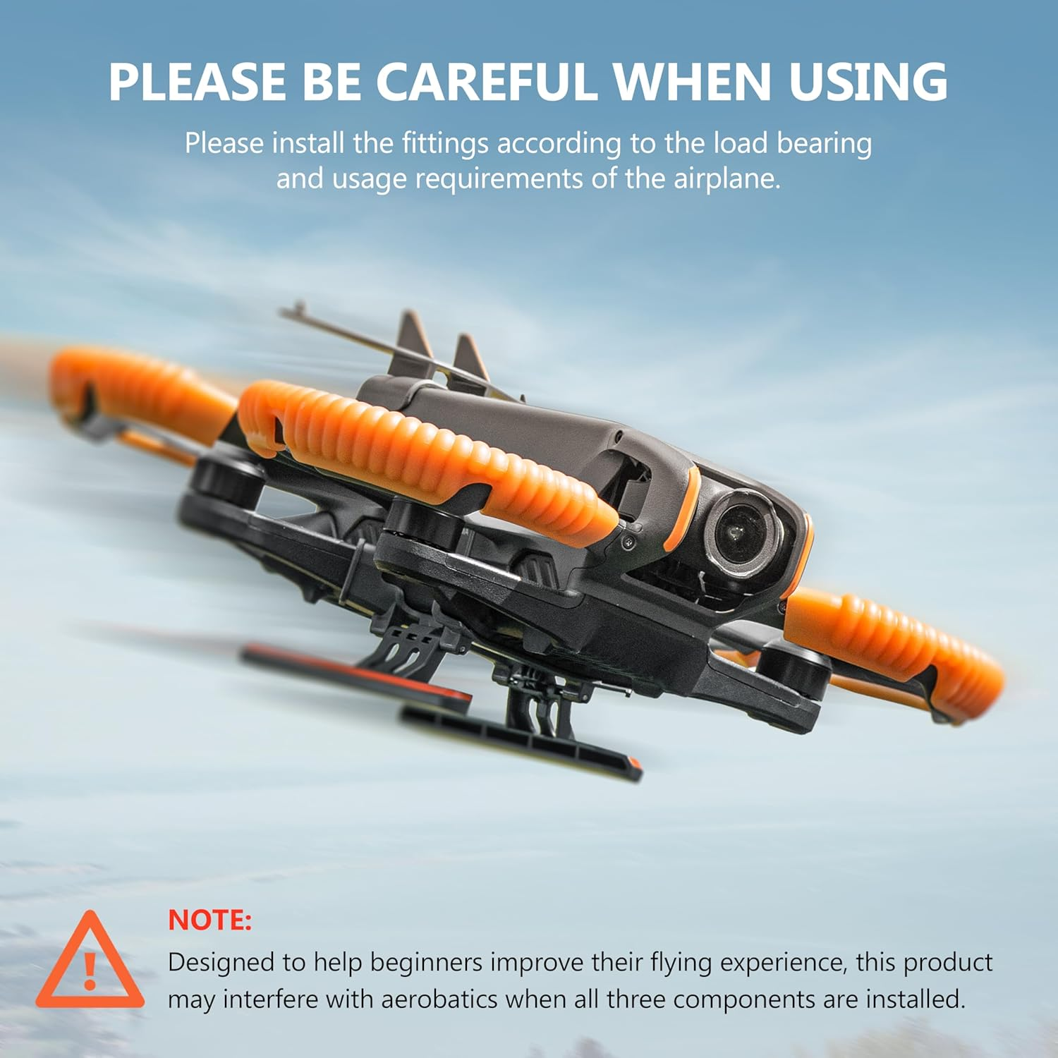 STARTRC PHOTO 3-IN-1 Avata 2 Accessories Bundle Kit,Avata 2 Propeller Guard Protector+Landing Gear+Tail for DJI Avata 2 Drone Protection(Not Including Drone) image number 3