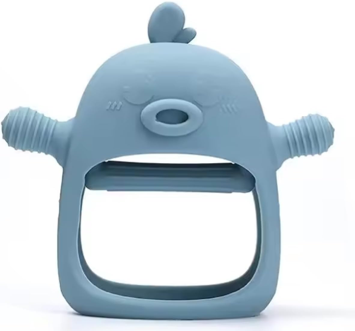 Yummy Baby Cute Chick Teething Mitten for Babies, Easy to Hold, No-Drop Design, Silicone Baby Teether Toys, Relief from Teething Pain, Nipple Shaped Chick Hands Comfort Gums (Mango Yellow)