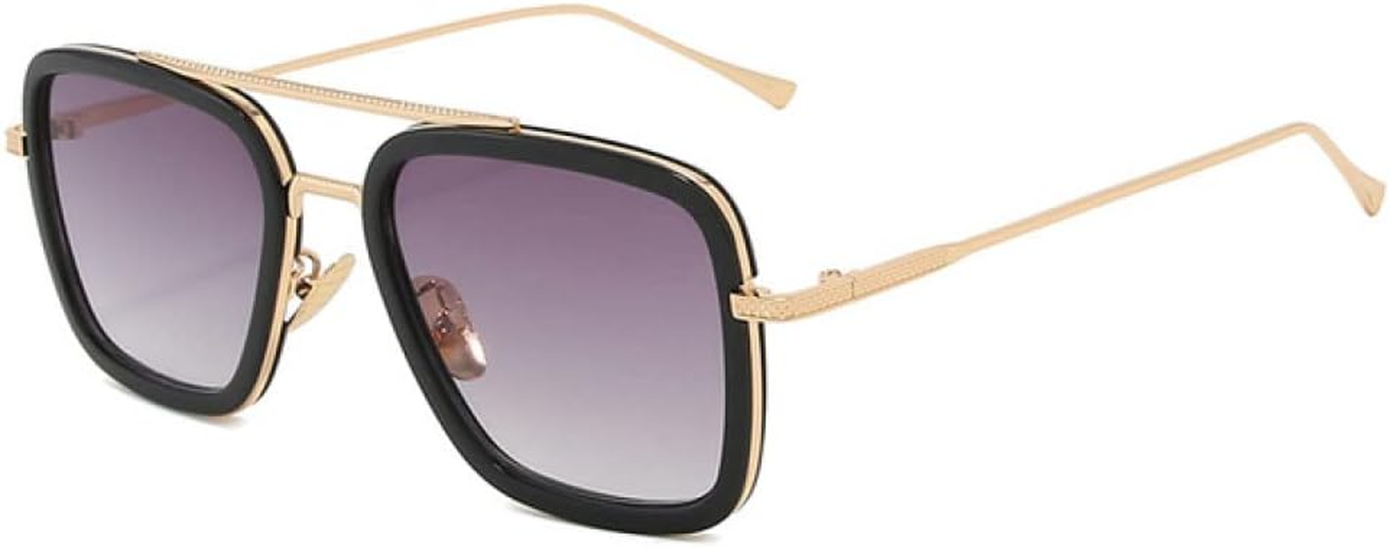 Steampunk Men Square Sunglasses Sun Glasses Vintage Metal Eyewear Sunglass UV400 Male