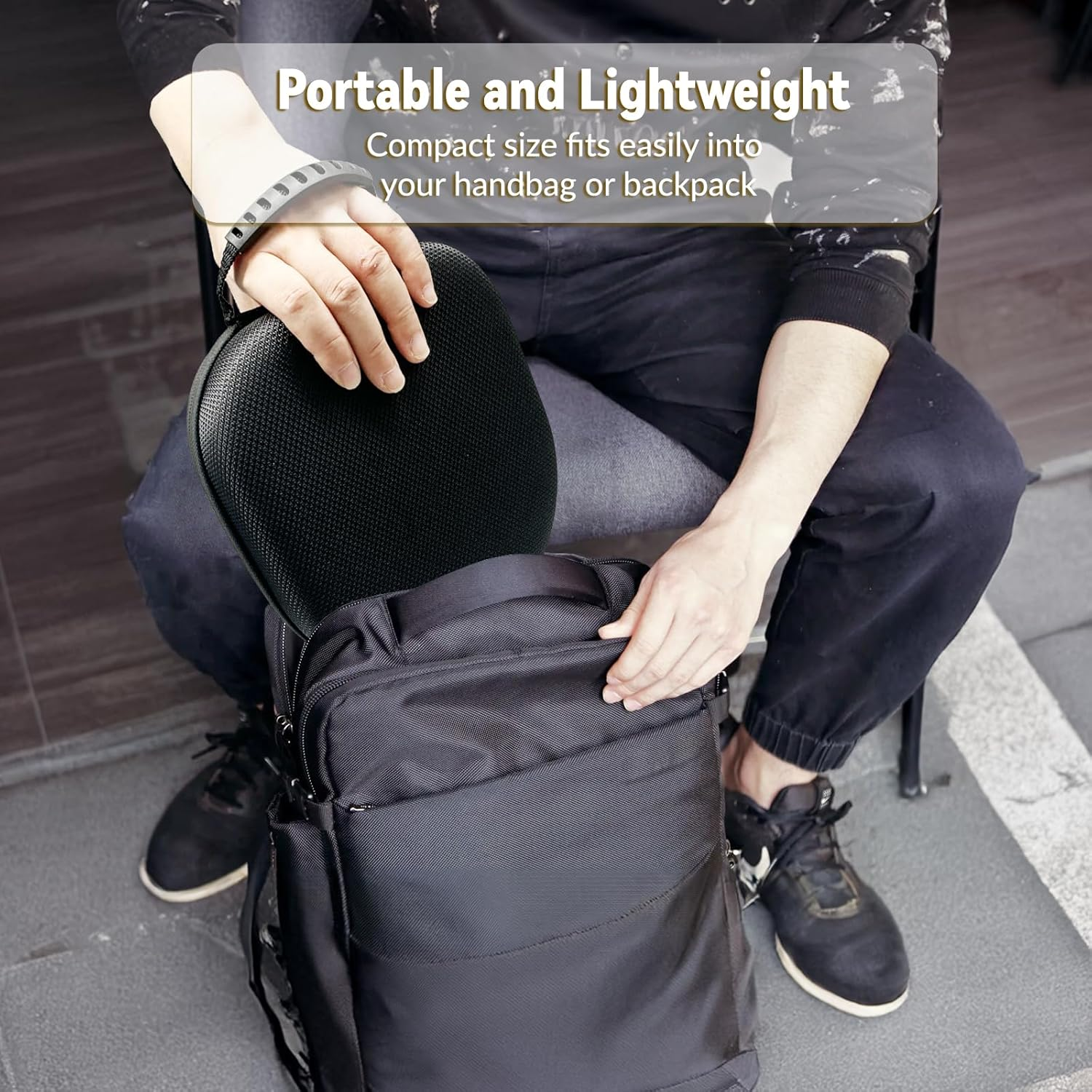 Hard Case for Sony WH-CH720N 710N 520 510, Bose Quietcomfort QC Ultra 45 35, JBL Tune Live 460NC 660NC Headphones, Universal Travel Storage Carrying Case with Mesh Pocket and Extra Small Case - Grey image number 4