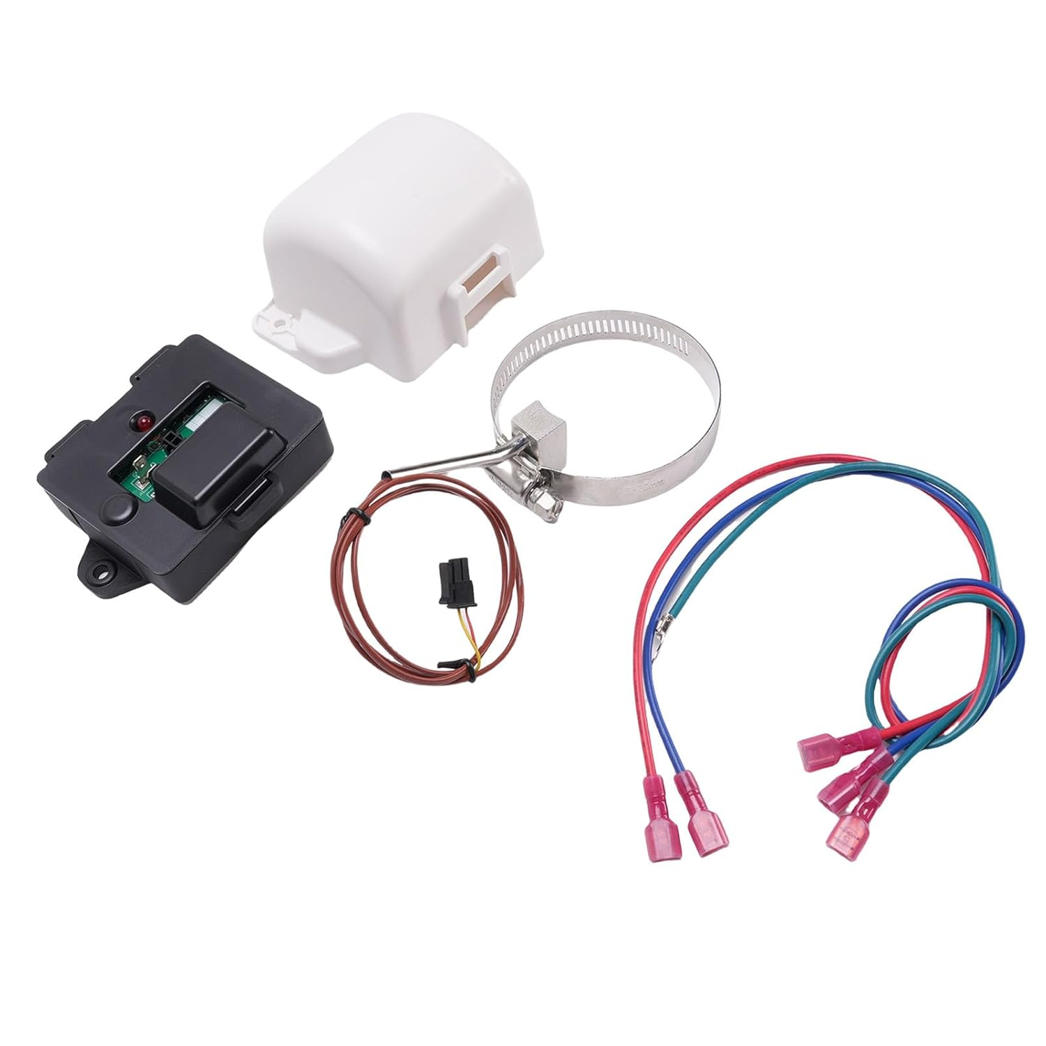 Dpofirs RV Refrigerator Temperature Monitor with Automatic Voltage Monitor for Norcold 2118 1200 Series 637360 Outdoor Camping Refrigerator Control Kit