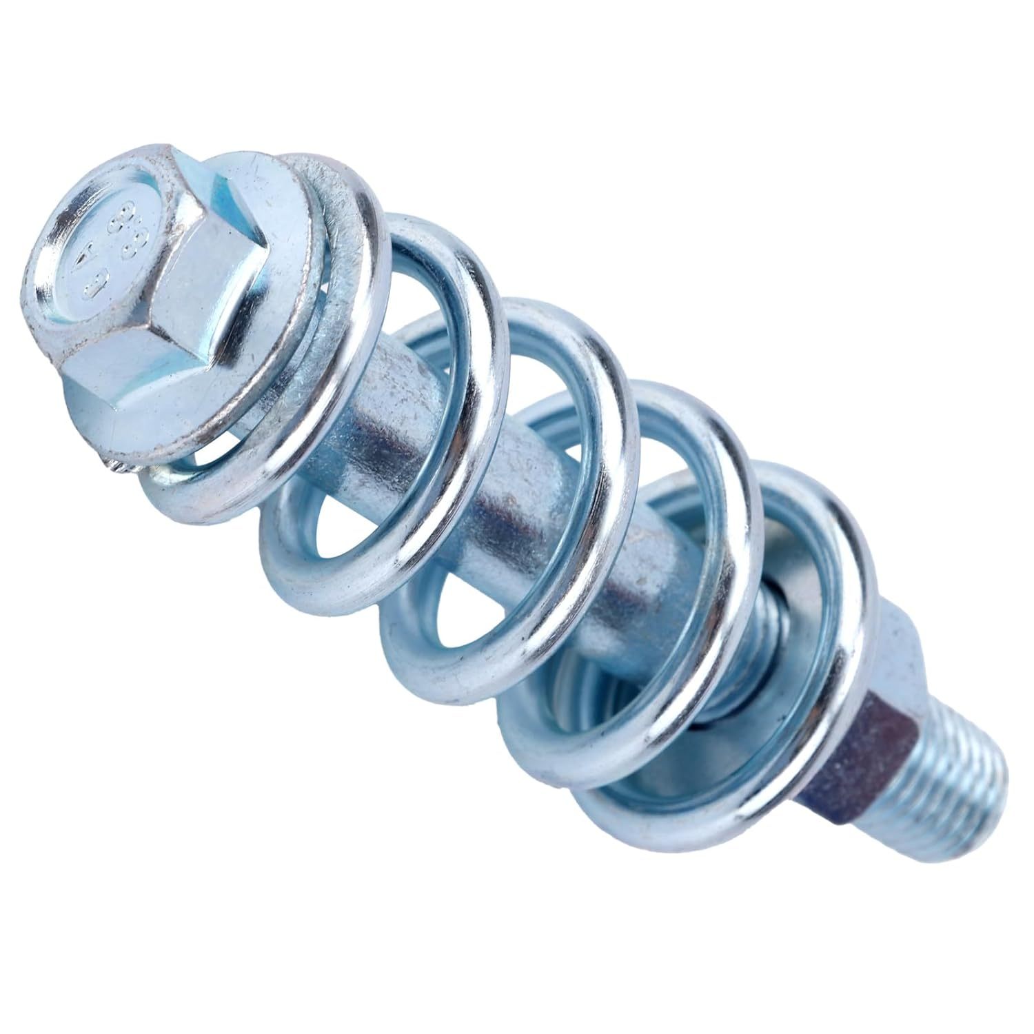 2Pcs Exhaust Manifold Gasket & 2 Bolts Kit, High-Temp Sealed Donut Gasket with Shock Absorbing Springs for Car, Truck, SUV Exhaust System Repair (54Mm) image number 5