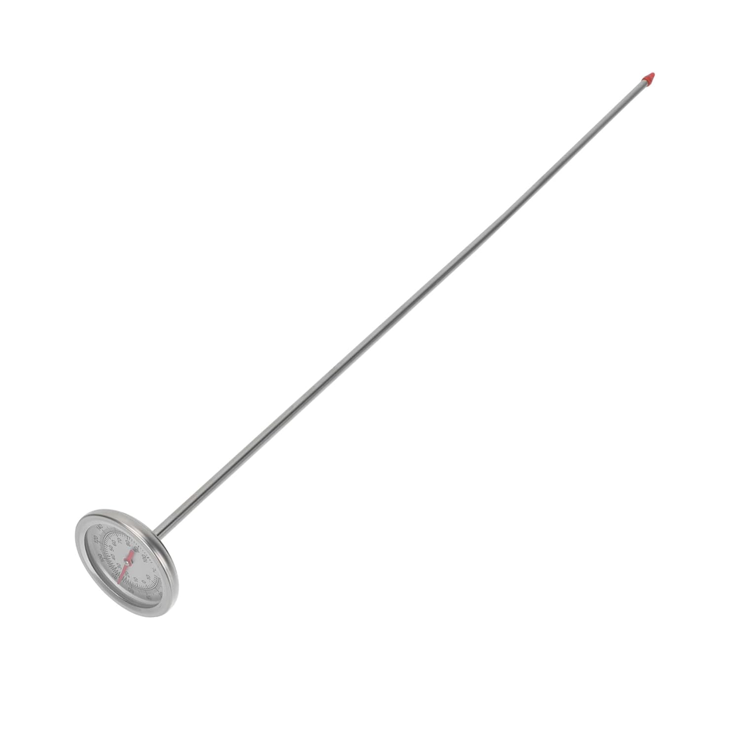 Mipcase Long Stem Soil Thermometer with Extra-Long Stainless Steel Probe Fast Response Temperature Measuring Tool for Gardening and Compost Precise Soil Temperature Gauge image number 1