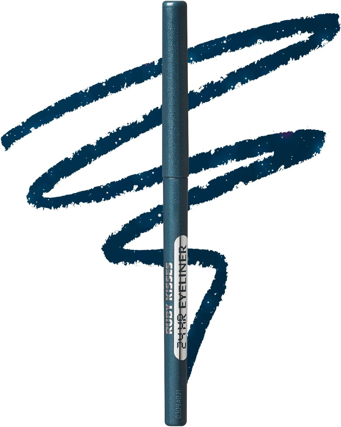 (LAL09 Rich Teal Blue) - Ruby Kisses 24HR EYE DEFINE Auto Eyeliner (LAL09)