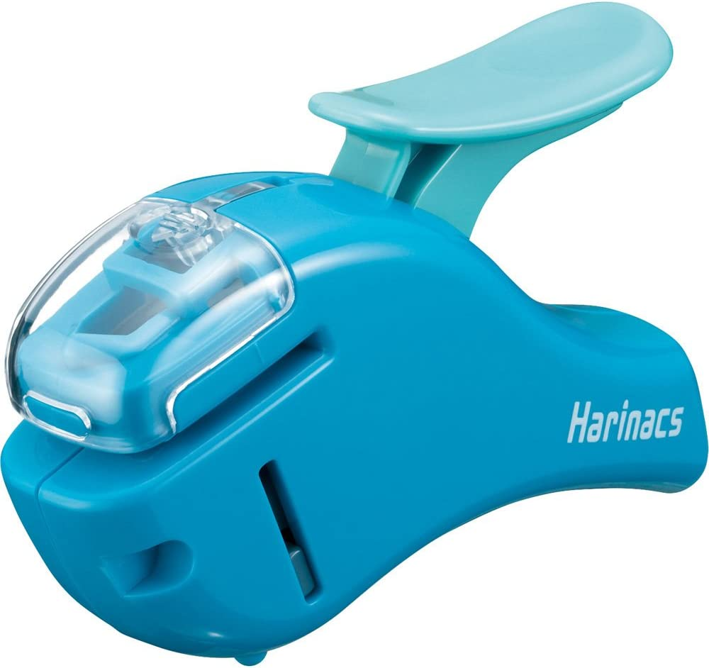 Kokuyo Harinacs Stapleless Stapler, Compact Alpha, up to 5 Sheets Binding, Blue, Japan Import (SLN-MSH305B)