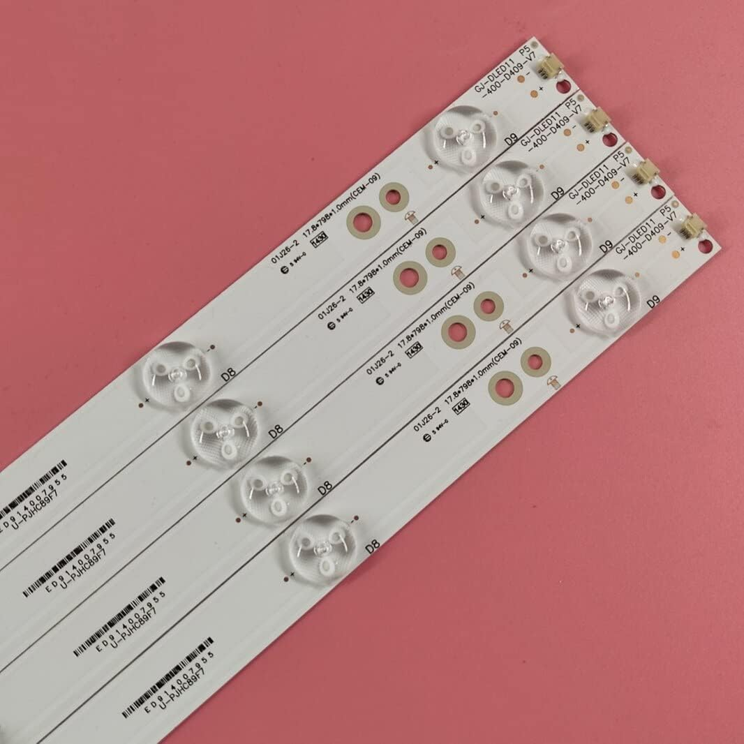 LED Strip for 40 TV 40PFT5550 40PFF5650 T3 40PFH5500 88 40PFT6510 TPT400LA J6PE1 LBM400P0901 AW 2 LB40013 V0 04 (Color : 8PCS 2TV) image number 1