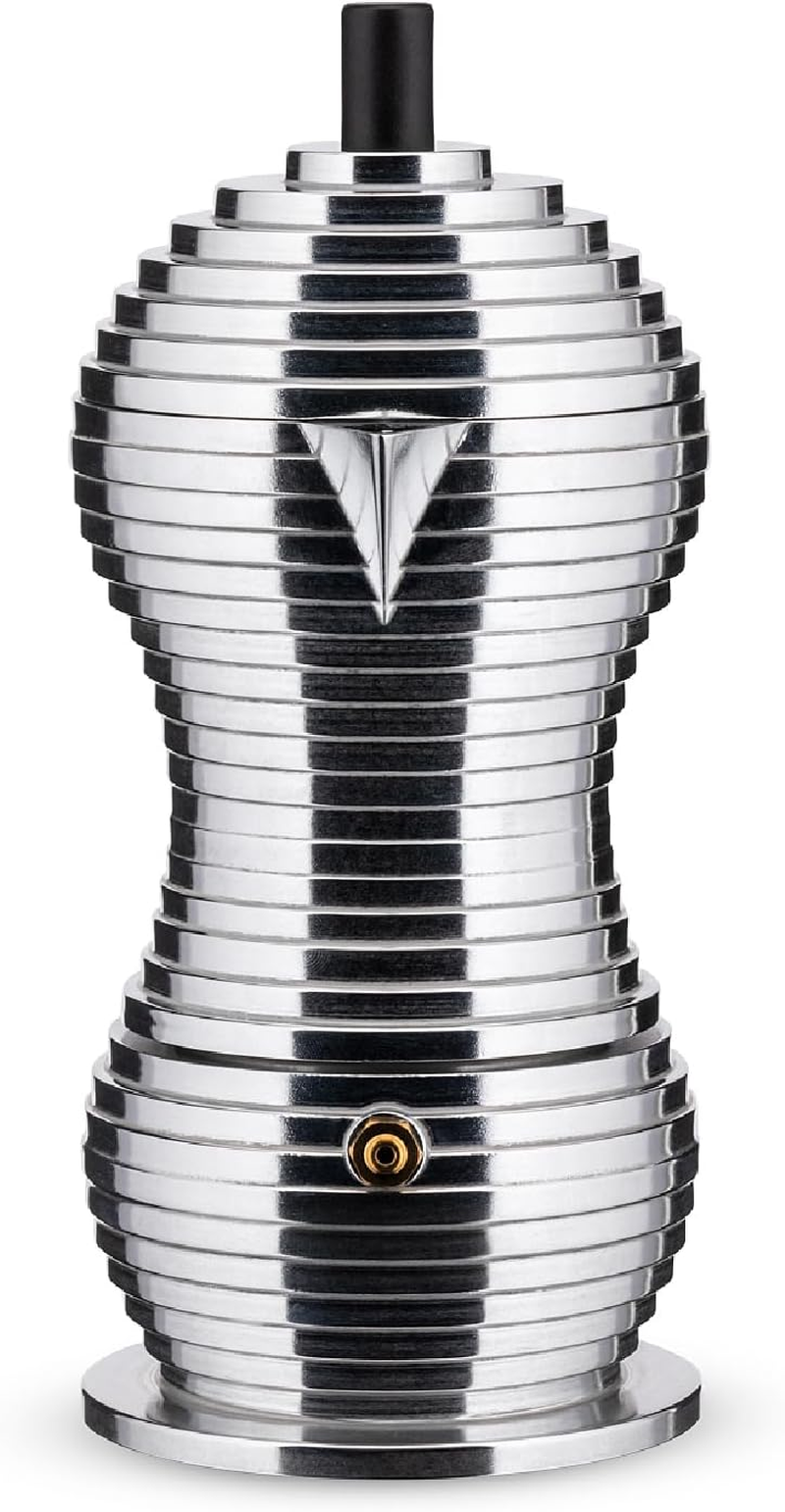 Alessi Pulcina Espresso Coffee Maker, Black, 6 Cup Capacity image number 7