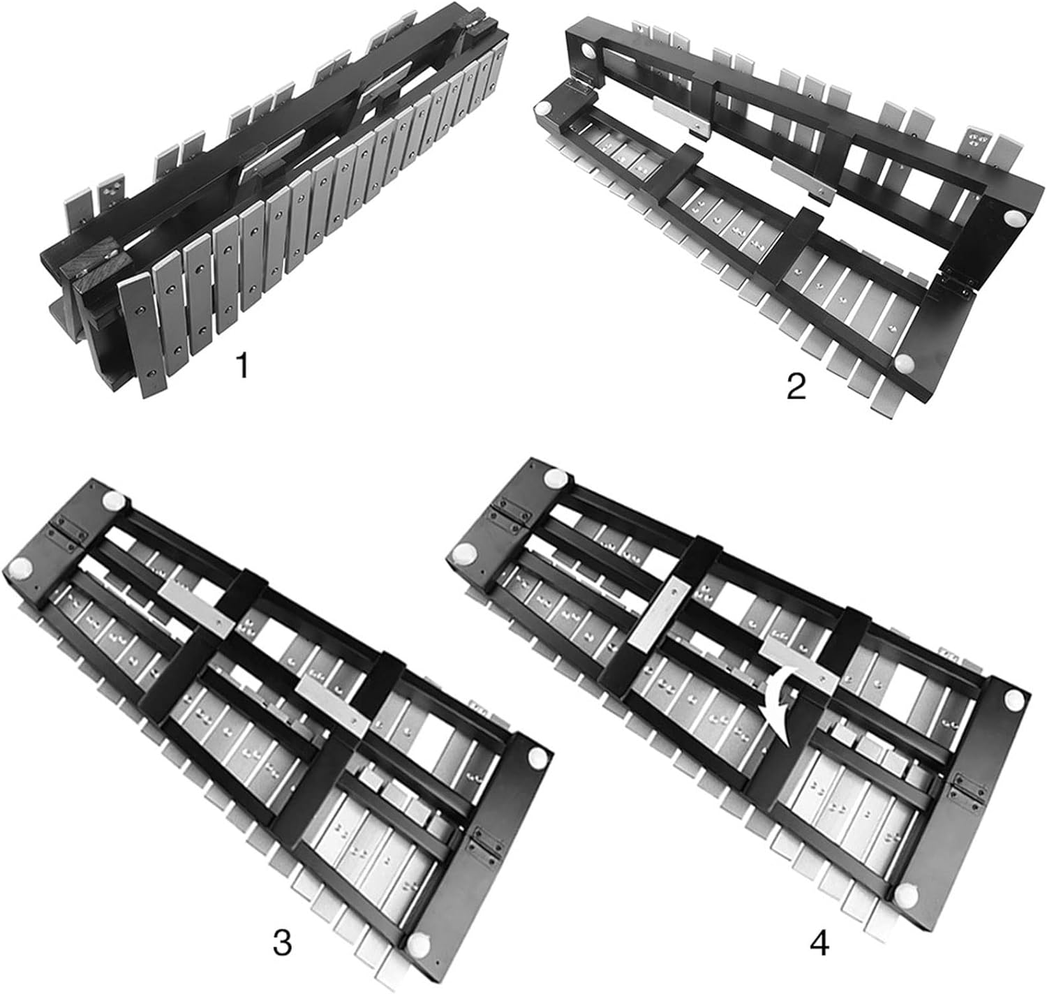 Mr.Power Foldable Glockenspiel Xylophone Vibraphone Percussion Instrument 30NOTES image number 1
