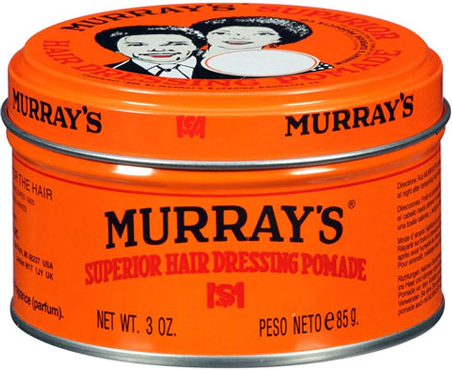 U/S Murrays Hair Pomade Size 3Oz U/S Murrays Hair Pomade 3Oz