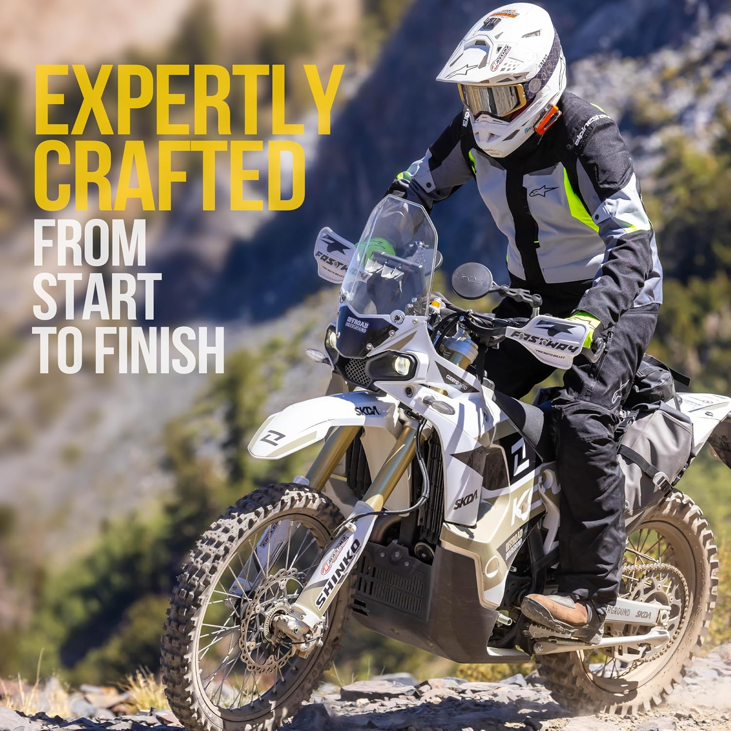 Doubletake Dualsport Mirror Kit 2.0, Universal Fit Folding Motorcycle Mirrors, Guaranteed for Life. image number 6