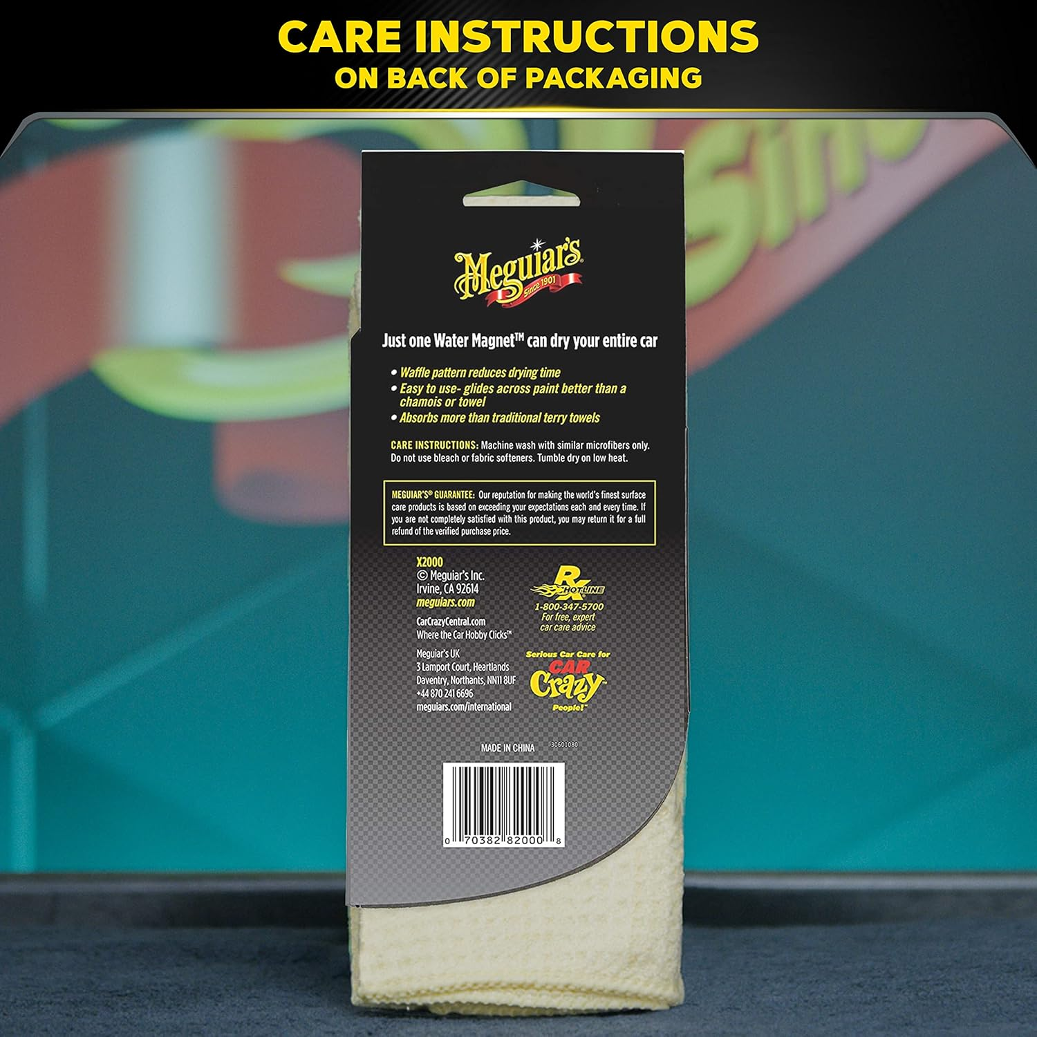 Meguiar'S X2000 Water Magnet Microfiber Drying Towel image number 4