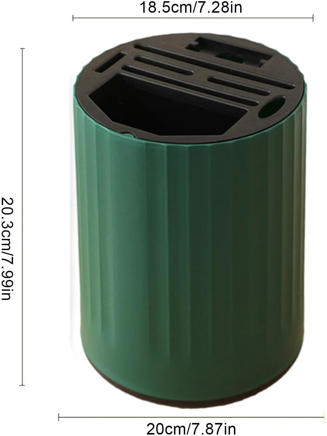 Rotating Knife Holder for Kitchen - 360 Degree Rotating Chopstick Cage Cutlery Stand - Rotating Stand for Kitchen Knives, Forks, Spoons, Mixers, Chopsticks image number 3