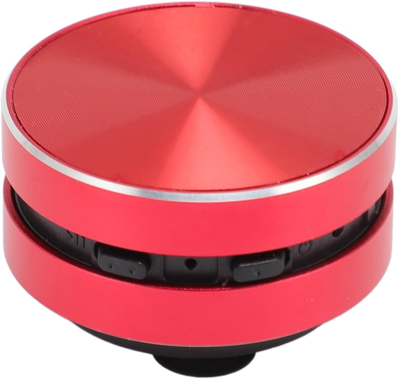 Dpofirs Wireless Bone Conduction Speaker, Bluetooth Mini Speaker Bone Conduction Portable Wireless Speakers for Home, Outdoor, Travel, and Party Use, with Suction Cup (Red)