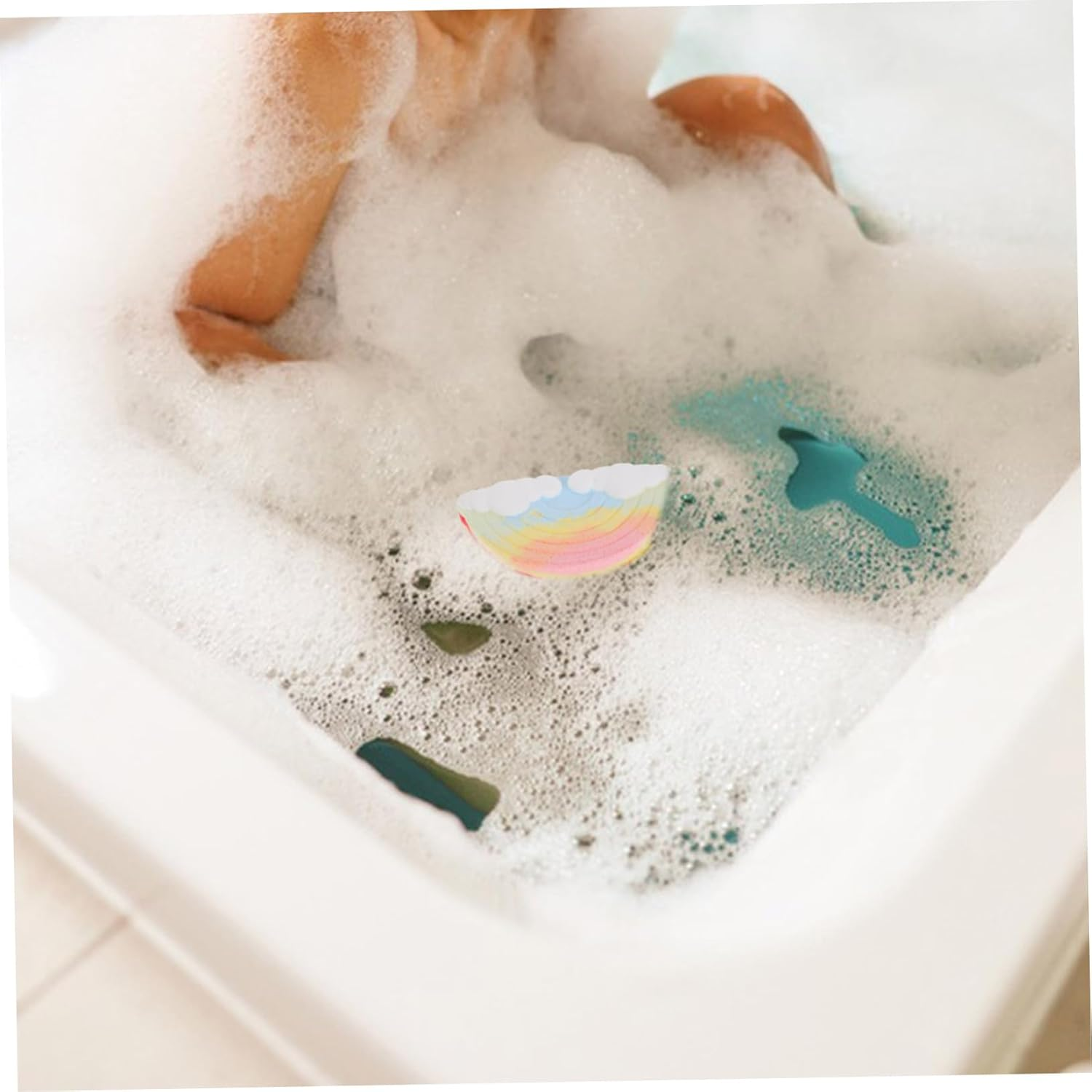 HAPINARY Rainbow Cloud Bath Salts Handmade French Bath Bomb Ball Essential Oils image number 5